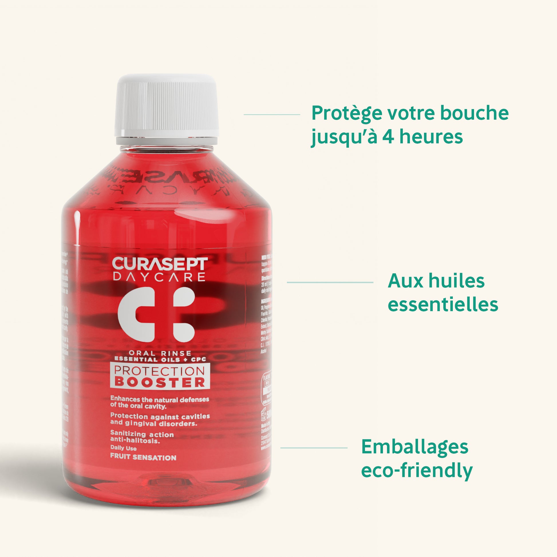 Curasept daycare caracteristiques bain de bouche fruit sensation 